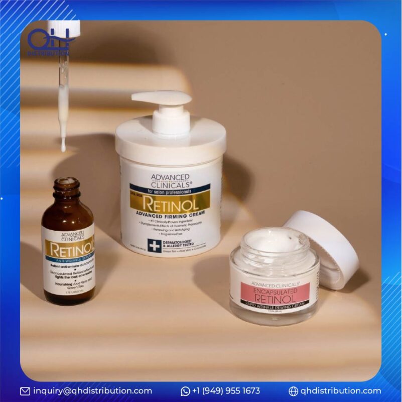 Skincare products from Advanced Clinicals