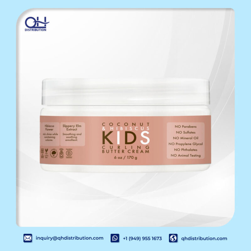 Coconut & Hibiscus Curl and Detangle Kids Hair 6 oz