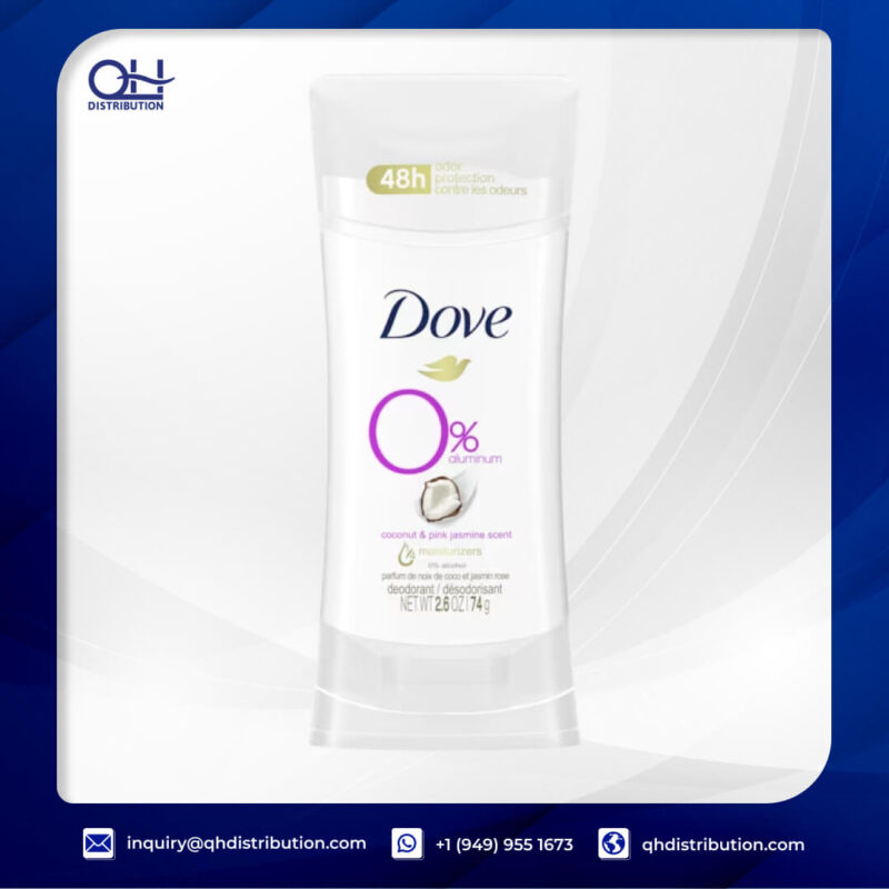 Dove 0% Aluminum Deodorant Stick Coconut & Pink Jasmine