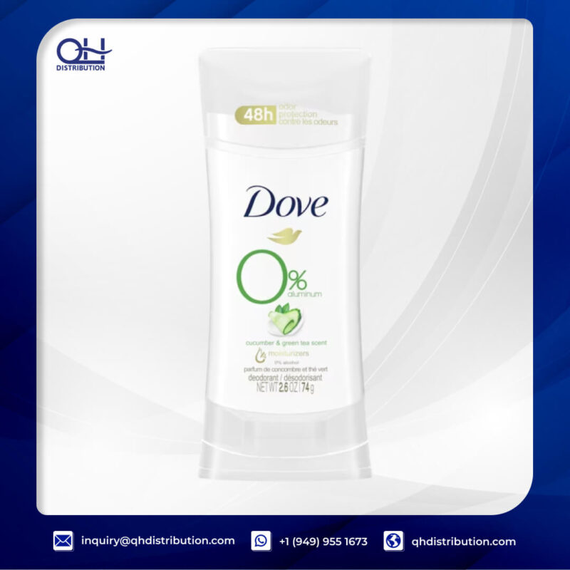 Dove 0% Aluminum Deodorant Stick Cucumber and Green Tea