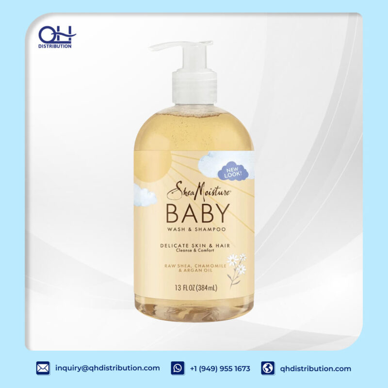 Raw Shea, Chamomile & Argan Oil Baby Wash and Shampoo