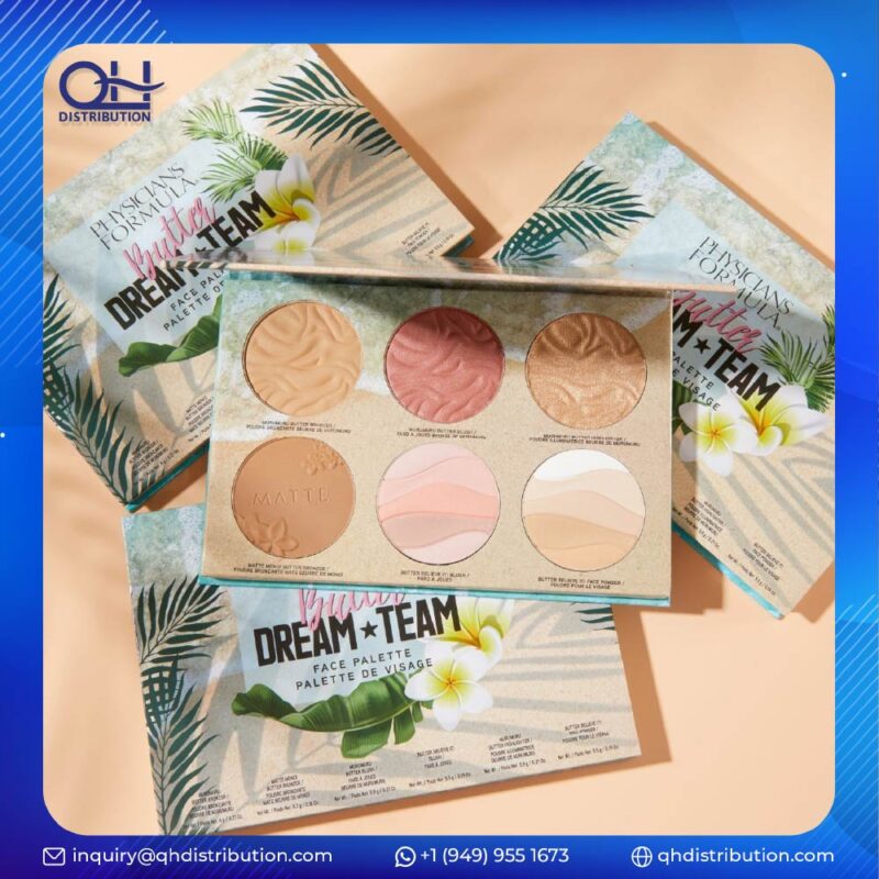 Powder Palette Multi-Colored Blush Blushing Rose