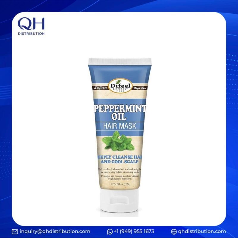 Difeel Premium Hair Mask Peppermint Oil 8 oz