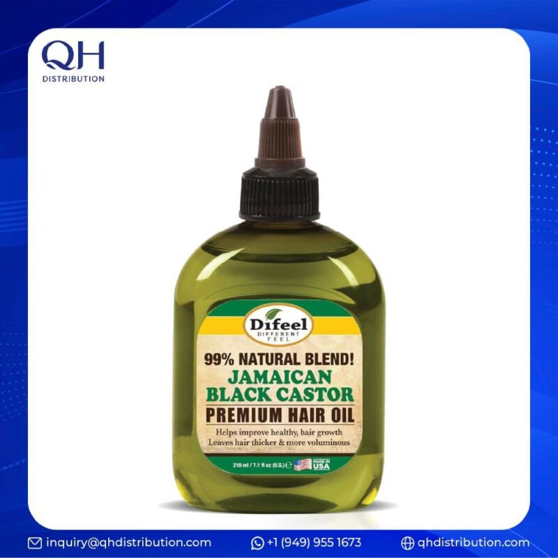 Difeel Premium Natural Hair Oil Jamaican Black Castor 7.78 oz