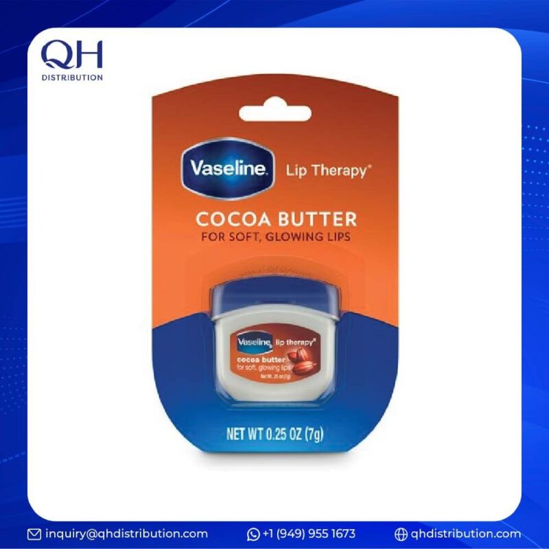Vaseline Lip Therapy Cocoa Butter .25 oz