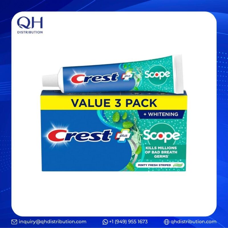 Crest + Scope Complete Whitening Toothpaste, Minty Fresh 0.85 oz