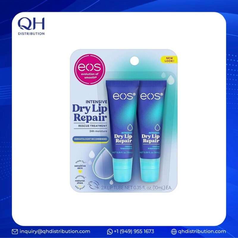 EOS Lip Repair "The Hero" Twin Blister 2-pk Tube 0.35 oz x 2