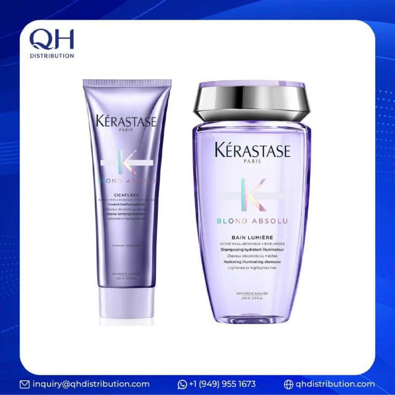 Kerastase Blond Absolu Lumière Illuminating Shampoo & Cicaflash Conditioner