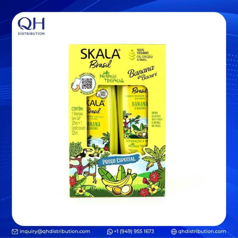 Skala Kit Shampoo + Conditioner Maracujá e Óleo de Patauá Skala Brasil